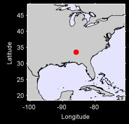 ANNISTON METROPOLITAN AP Local Context Map