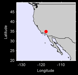 EDWARDS AFB - UPPER AIR Local Context Map