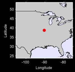 ST.LOUIS/LAMBERT,  ST.LOUIS INT., MO. Local Context Map