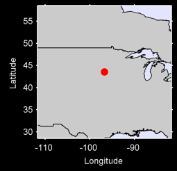 SIOUX FALLS/FOSS FIELD  SD. Local Context Map