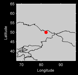 UST KAMENOGORSK Local Context Map