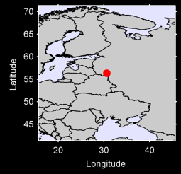 VELIKIE LUKI U.S.S.R. Local Context Map