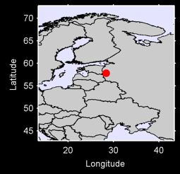 PSKOV U.S.S.R. Local Context Map