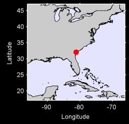 SAVANNAH/MUNICIPAL,  GA. Local Context Map