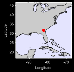 BAXLEY GEORGIA Local Context Map