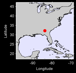 BYROMVILLE GEORGIA Local Context Map