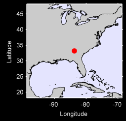 OCONEE #1 GEORGIA Local Context Map