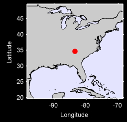 CHATTOOGA #1 GEORGIA Local Context Map