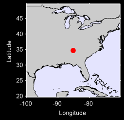 ARMUCHEE #1 GEORGIA Local Context Map