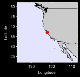 BEN LOMOND CALIFORNIA Local Context Map