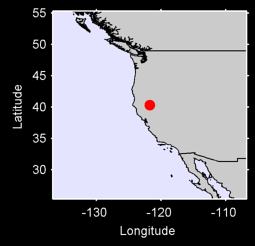 LASSEN LODGE CALIFORNIA Local Context Map