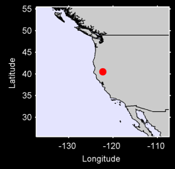 REDDING AIRPORT CALIFORNIA Local Context Map