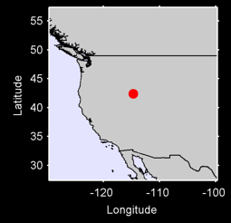 BERGER BUTTE IDAHO Local Context Map