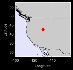 TWIN BUTTES IDAHO Local Context Map