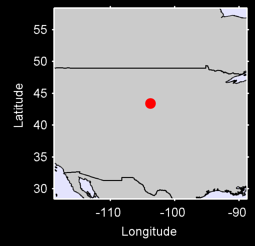 RED CANYON SOUTH DAKOTA Local Context Map