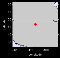 BADLAND COULEE MONTANA Local Context Map