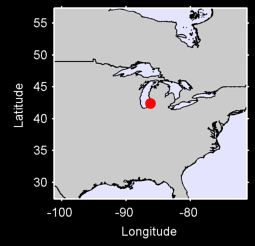 SOUTH HAVEN RGNL AP Local Context Map