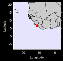 FISHERMANS LAKE  LIBERIA Local Context Map