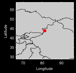 YINING XINJIANG Local Context Map