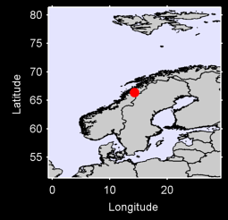 MO I RANA LUFTHAVN Local Context Map