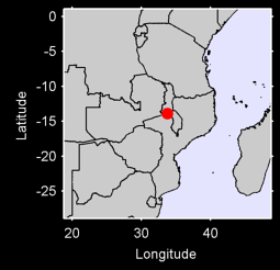 LILONGWE MALAWI/S. RHODESIA Local Context Map