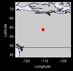 FORT CHIPEWYAN, ALTA Local Context Map