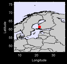 PORI AIRPORT Local Context Map