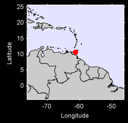 PIARCO INT. AIRPORT,  TRINIDAD Local Context Map