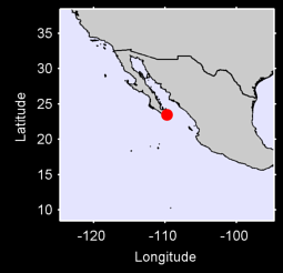 SANTIAGO, BAJA CALIFORNIA SUR Local Context Map
