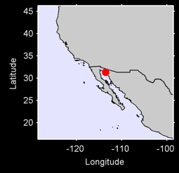 PUNTA PENASCO  SON. Local Context Map