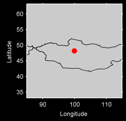 MONGOLIAN STATION  N. HANGAY Local Context Map