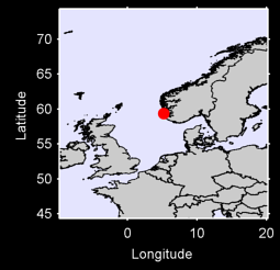 HAUGESUND LUFTHAVN Local Context Map