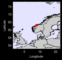 KRISTIANSUND LUFTHAVN Local Context Map