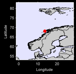 LEKNES LUFTHAVN Local Context Map