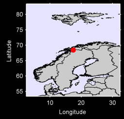 NARVIK LUFTHAVN Local Context Map