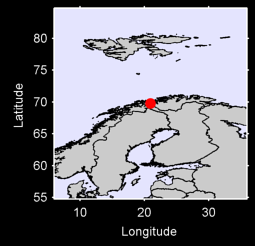 SORKJOSEN LUFTHAVN Local Context Map