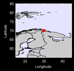 VADSO LUFTHAVN Local Context Map