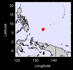 ANGAUR ISLAND PALAU ISLANDS Local Context Map