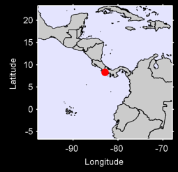 PUERTO ARMUELLES PANAMA Local Context Map