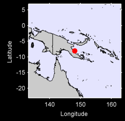 CAPE WARD HUNT NEW GUINEA Local Context Map