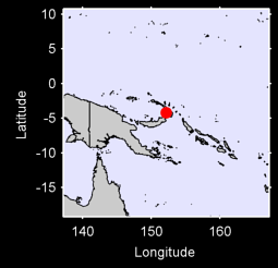 RABAUL  NEW BRITAIN IS. Local Context Map