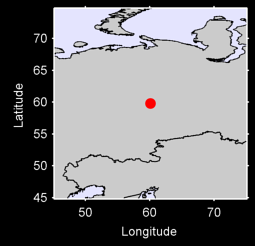 BOGOSLOWSK          USSR Local Context Map