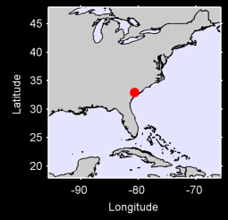 WALTERBORO SOUTH CAROLINA AAF Local Context Map