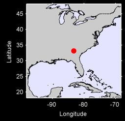 MILLEDGEVILLE BALDWIN CO AP Local Context Map