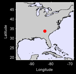 WATKINSVILLE 5 SSE Local Context Map