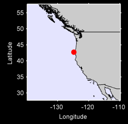 MOORED BUOY 46015 Local Context Map