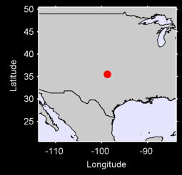 WEATHERFORD 4WSW MESONET Local Context Map