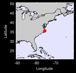 DARE COUNTY GUNNERY RANGE, NC. Local Context Map