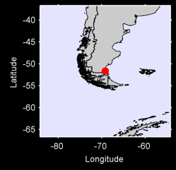 RIO GALLEGOS B. A. Local Context Map