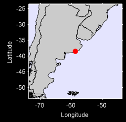 NECOCHEA AIRPORT Local Context Map